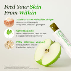 FOODOLOGY Collagen Centella Jelly green apple flavor ready for daily use