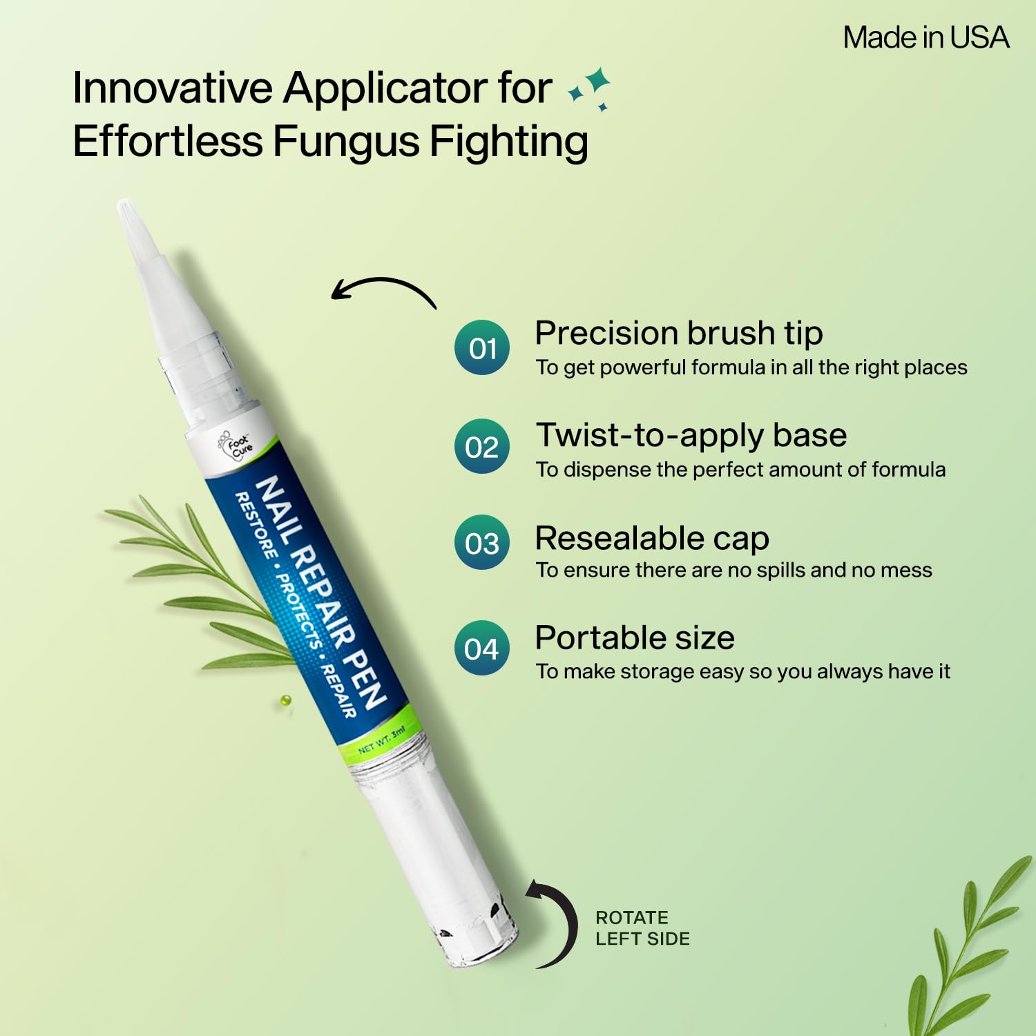 Foot Cure Nail Repair Pen packaging ready for sale