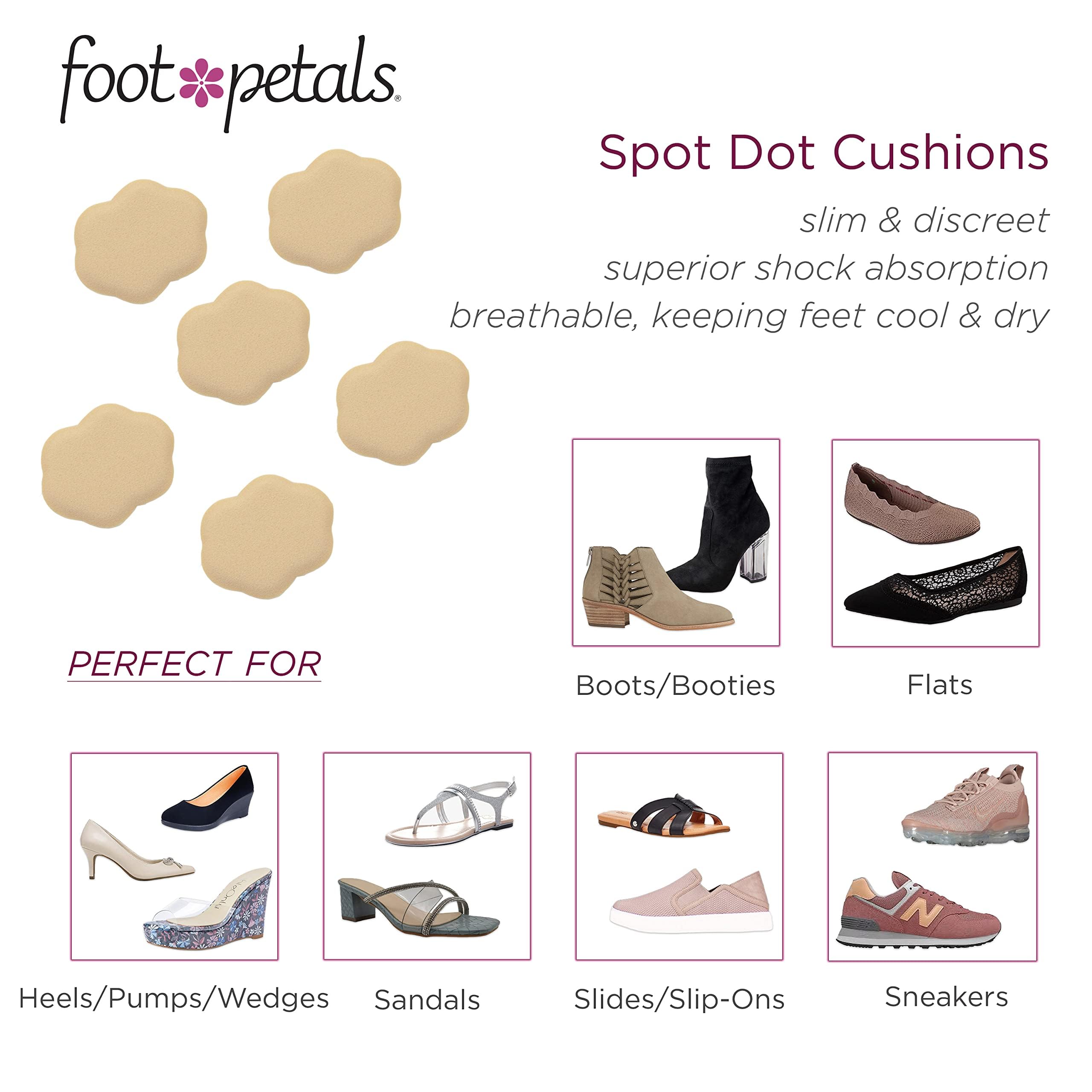 Foot Petals Spot Dot con adhesivo para colocación estable.