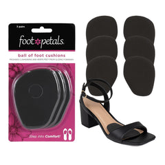 Foot Petals ball-of-foot cushions close-up showing discreet heel support