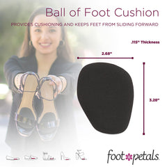 Foot Petals slim design maintaining discreet fit in footwear