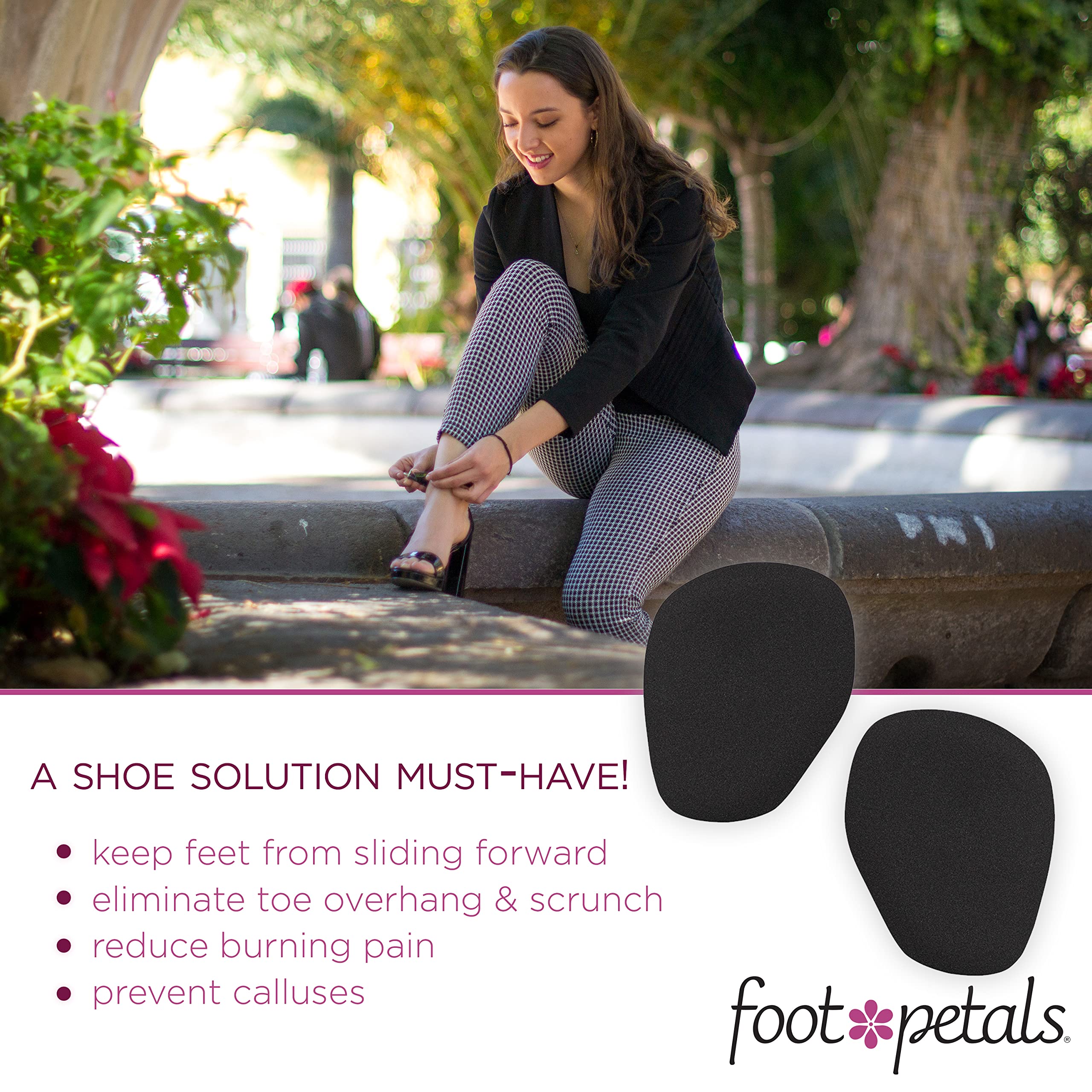 Foot Petals cushions worn inside boots to reduce rubbing