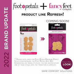 Foot Petals Spot Dot, diseño delgado para comodidad discreta.