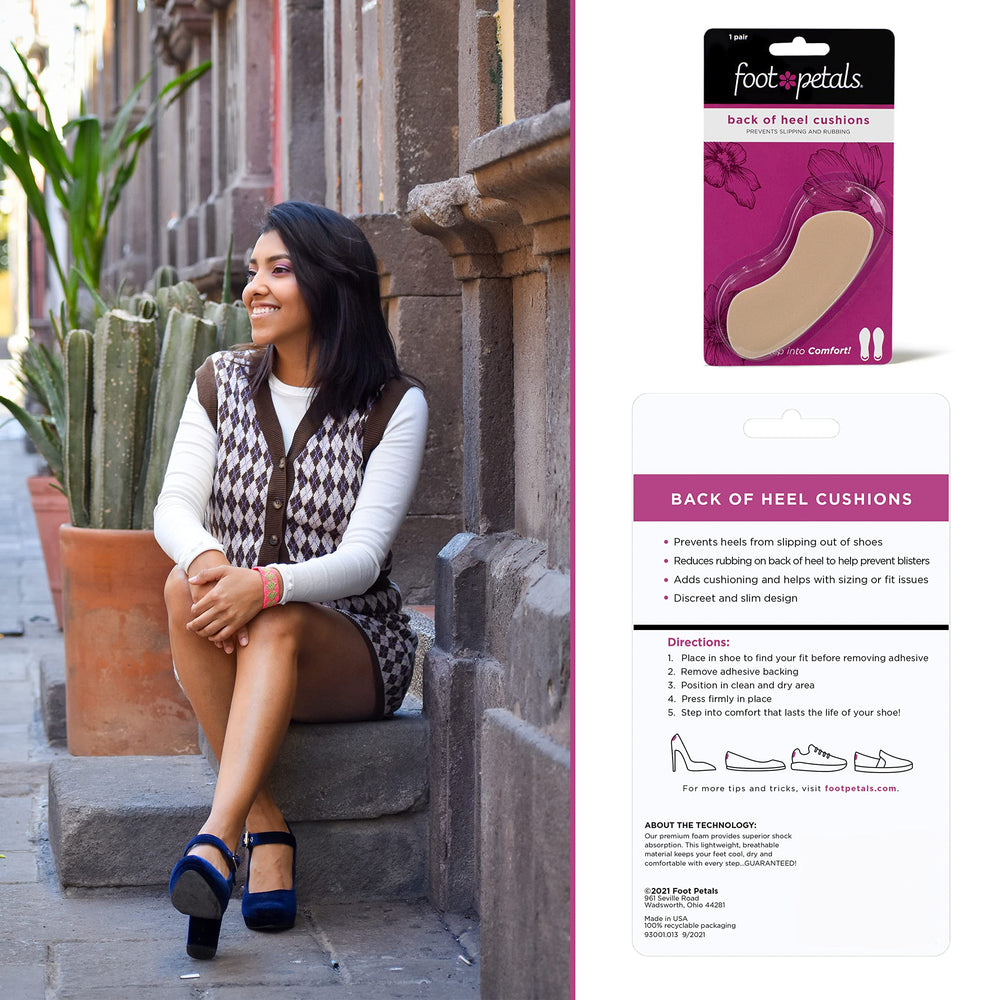Foot Petals hecho en EE.UU.: calidad y confianza para tus zapatos.