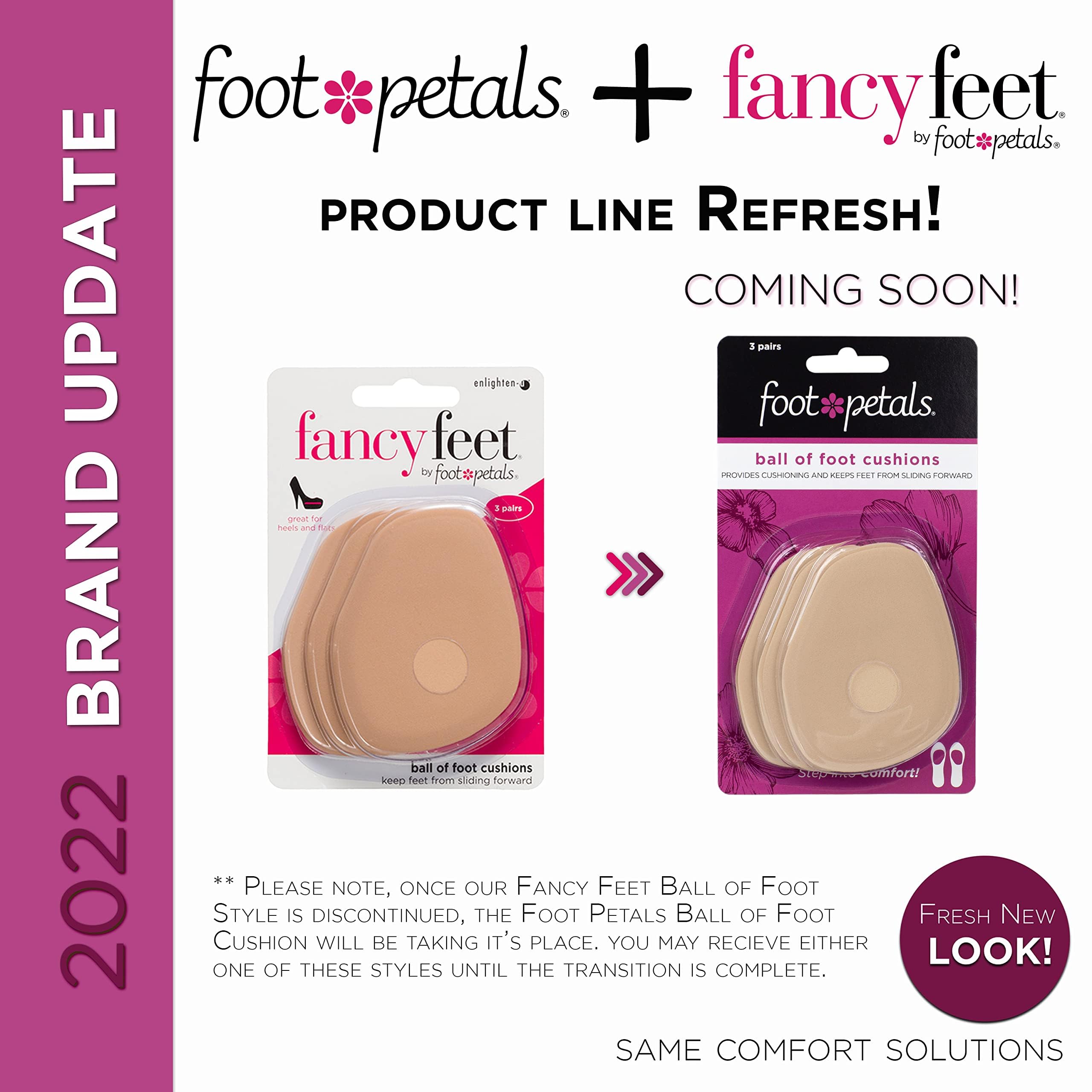 Foot Petals metatarsal-pad relieves forefoot pressure and enhances shoe fit.