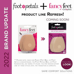 Foot Petals metatarsal-pad relieves forefoot pressure and enhances shoe fit.