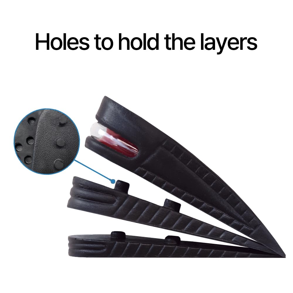 Footinsole Air Up 3-Layers Inside Shoe provides greater height.