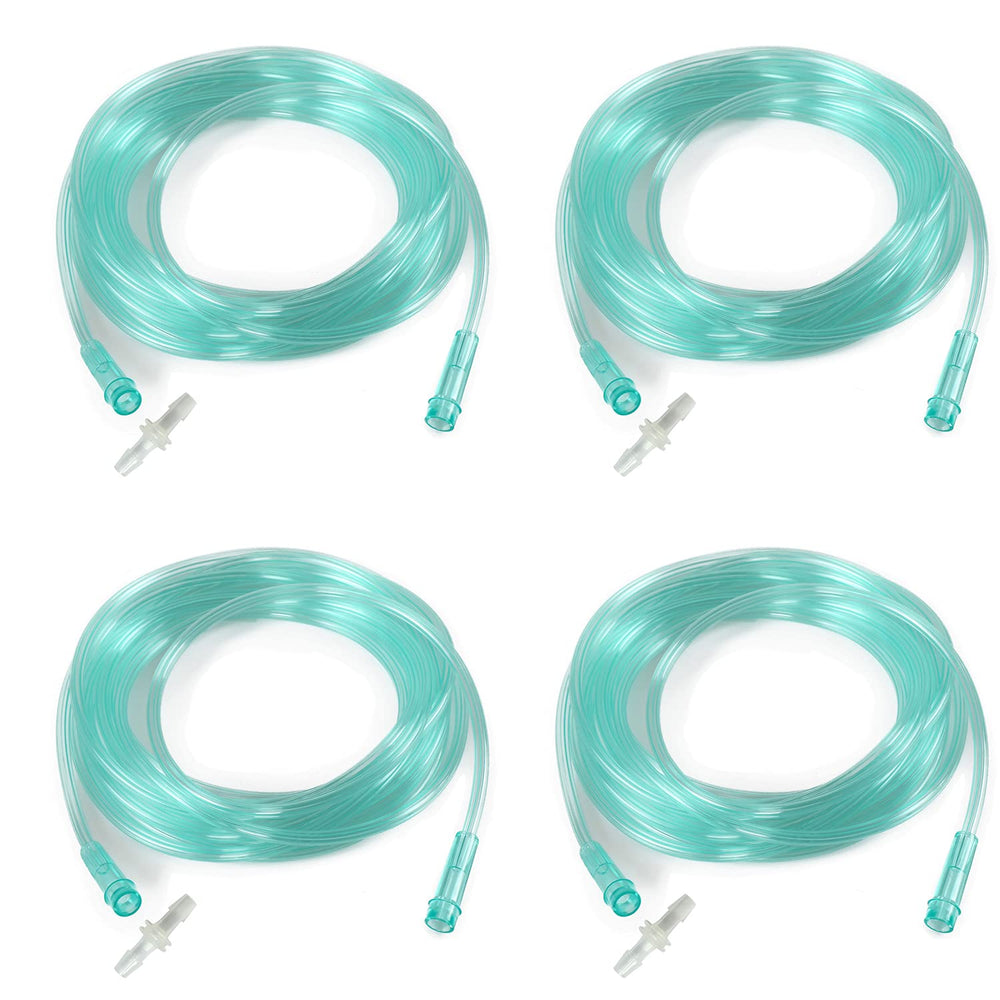 foqitoxi green oxygen tubing, 16.4 ft long, for flexible home setups.
