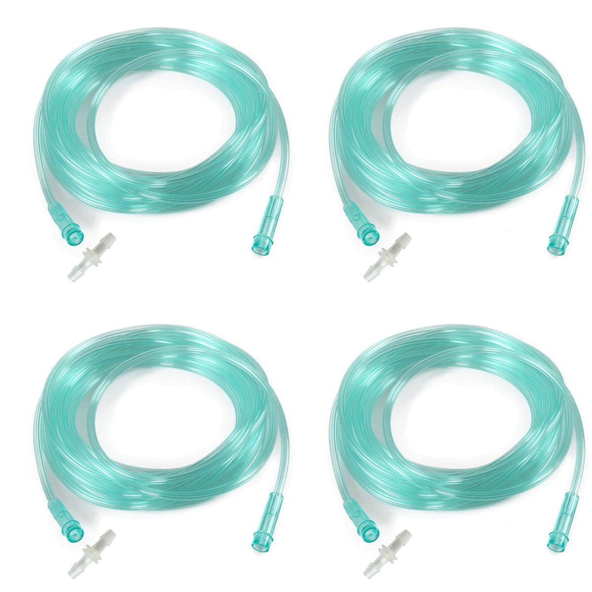 foqitoxi green oxygen tubing, 16.4 ft long, for flexible home setups.