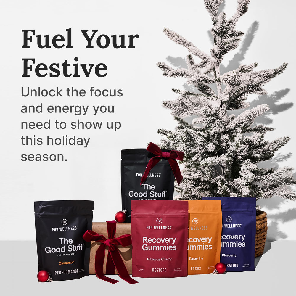 For Wellness The Good Stuff pour demonstrates smooth mixing for enhanced coffee rituals.