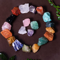 FORBY Madagascar raw stones decoration pack for artistic arrangements.