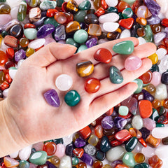 FORBY polished crystals in varied hues for DIY crafts