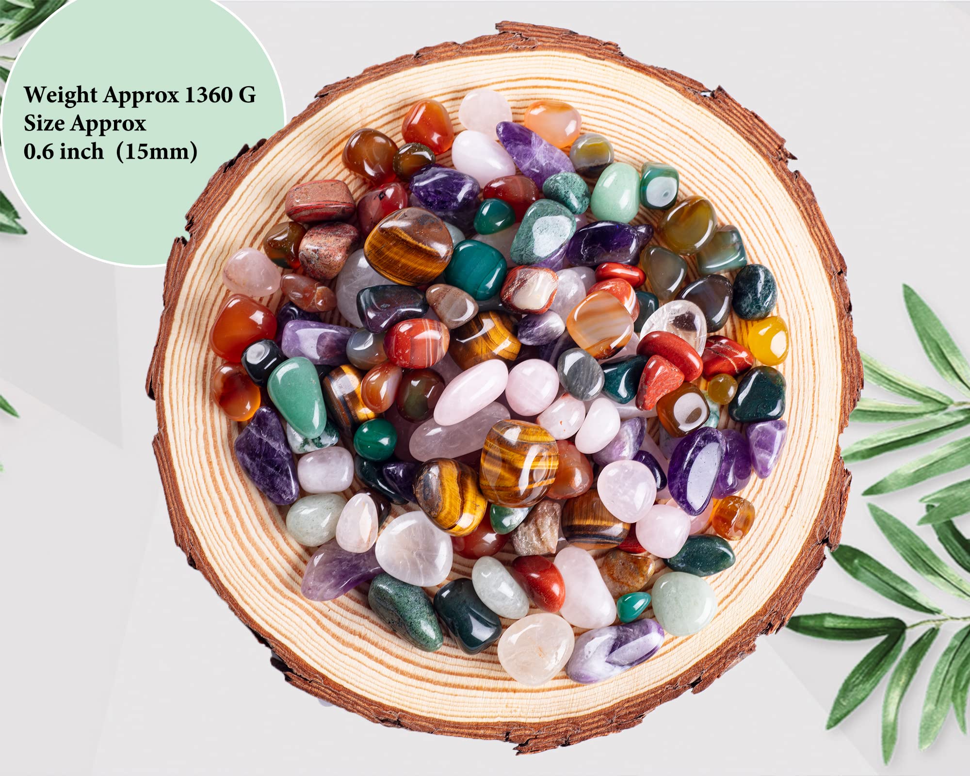 FORBY tumbled stones suitable for meditation spaces or gifts