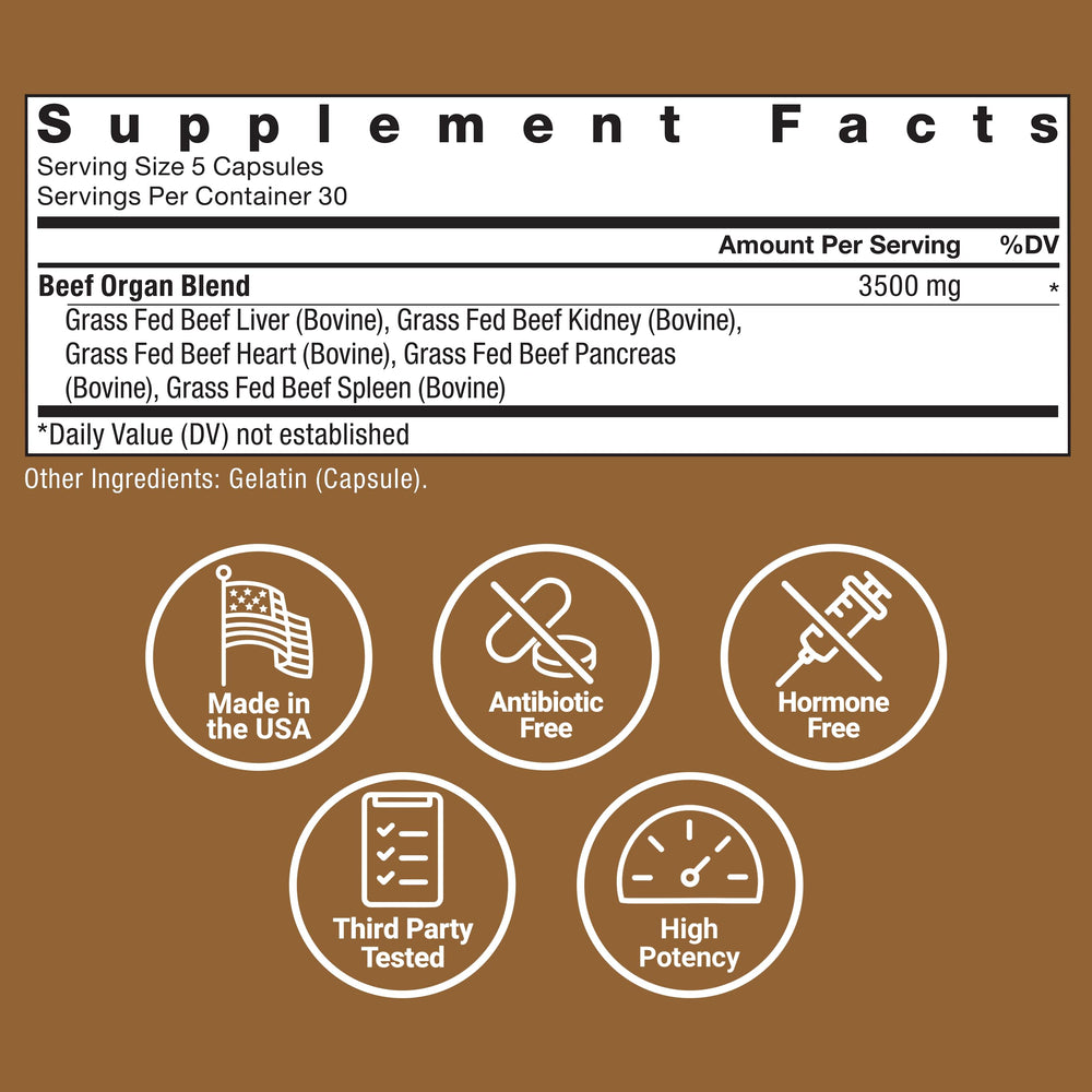 Force Factor Primal Origins USA-made seal indicating clean production and quality.