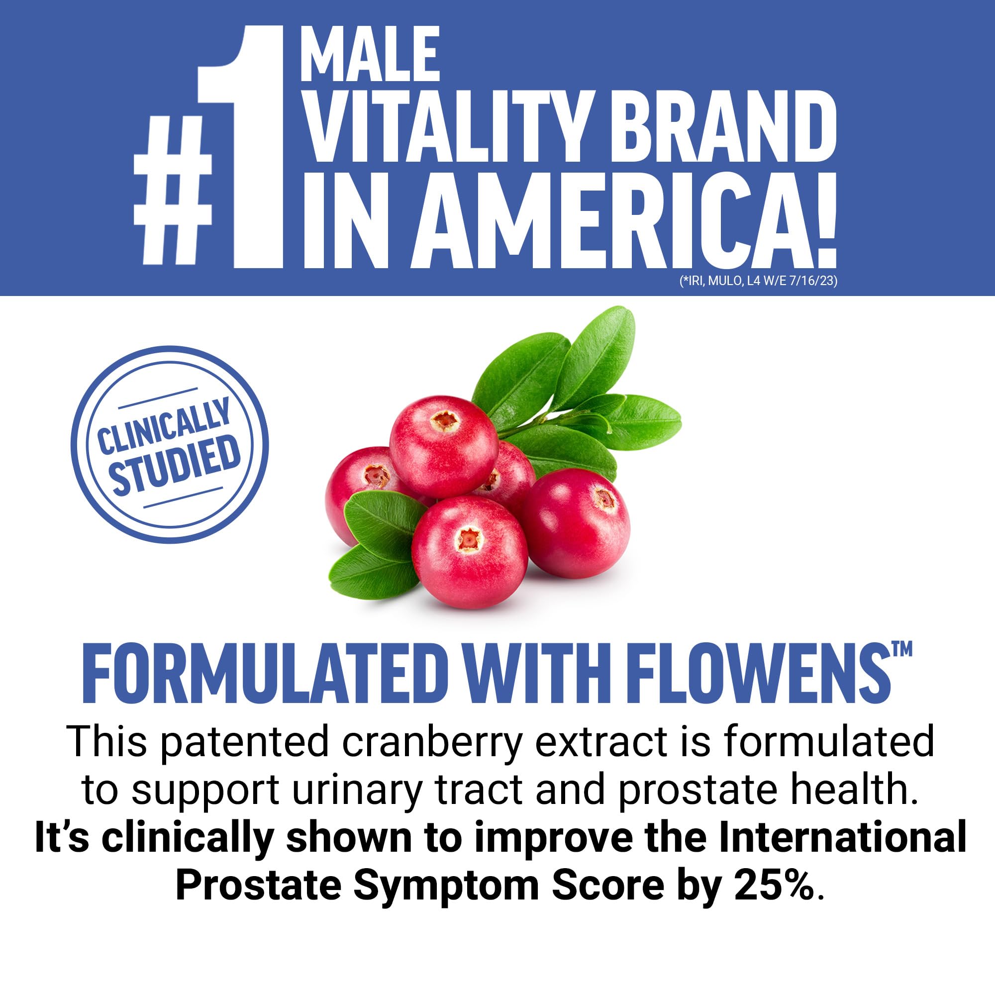 Beta-sitosterol ingredient highlight in Force Factor Prostate Advanced