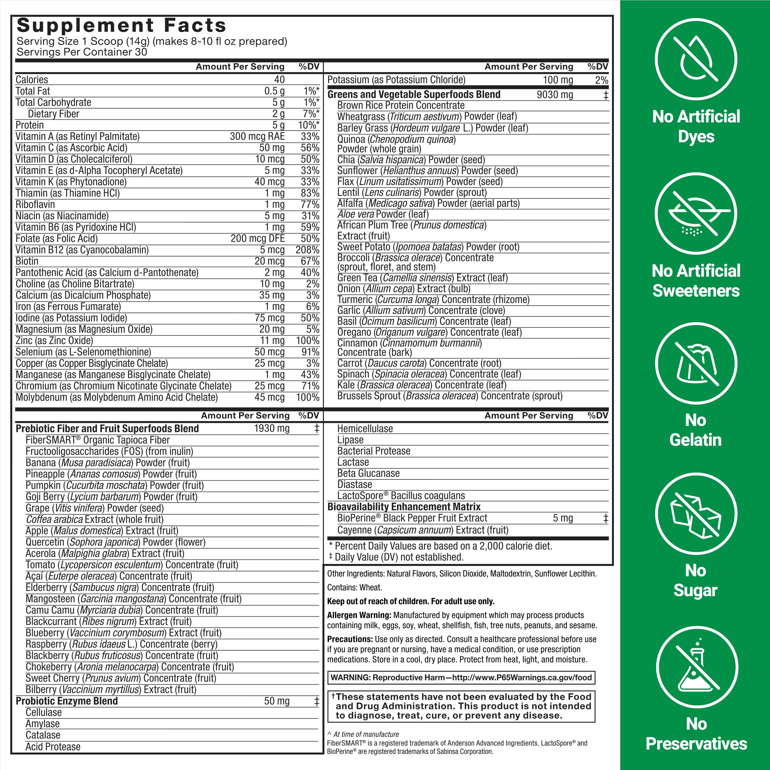 Probiotic and enzyme labels highlight support for digestion
