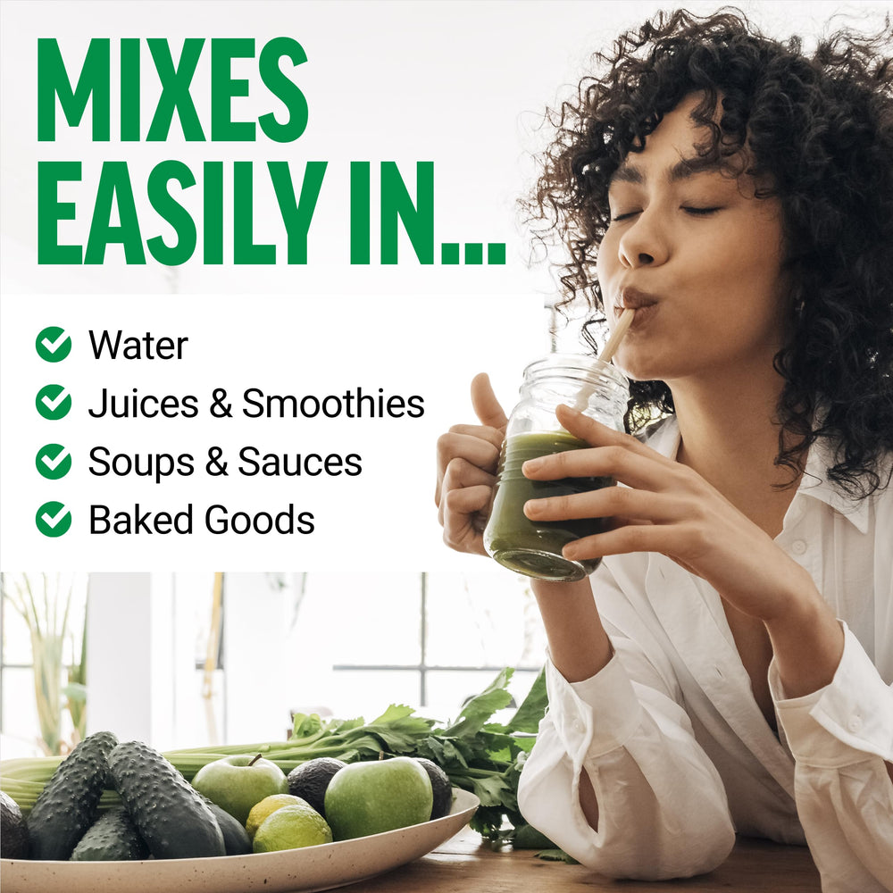 Close-up of kale, berries, and turmeric signals 40 plus superfoods