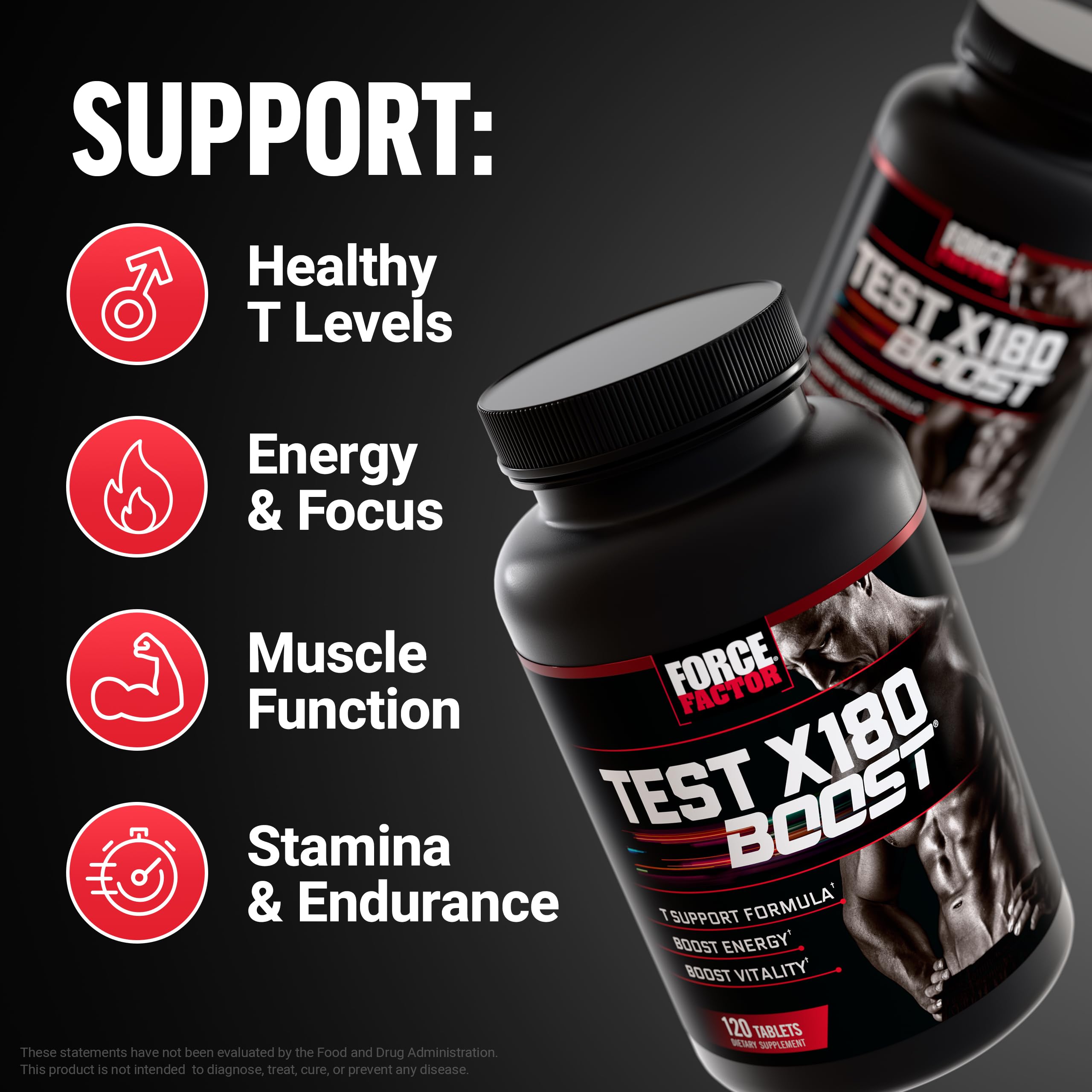 Spotlight on fenugreek and D-Aspartic acid ingredients in the formula.