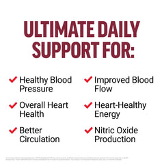 CoQ10 100 mg included in the Total Beets blend for cellular energy support.