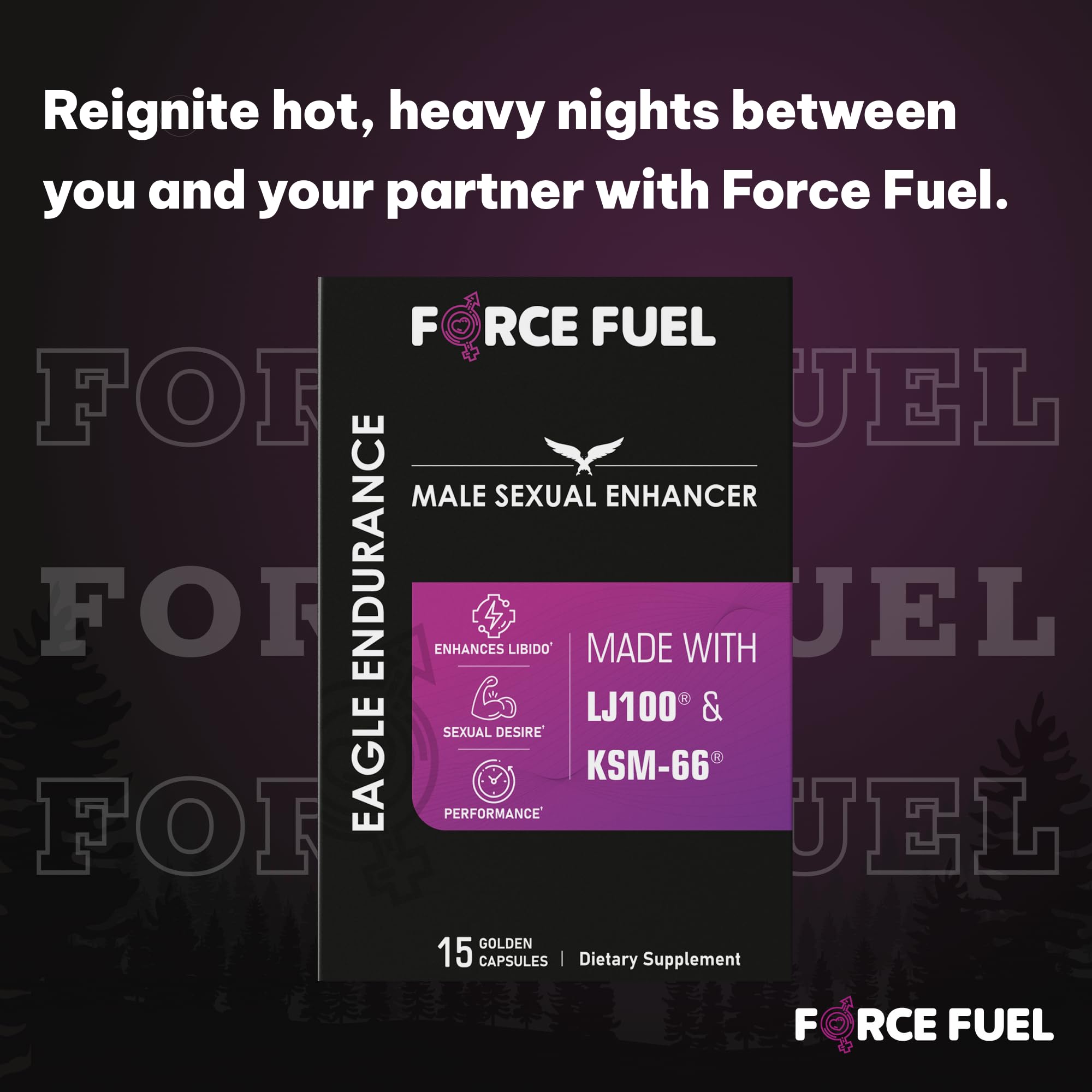 FORCE FUEL Eagle Endurance lifestyle shot suggesting enhanced mood and connection.