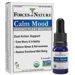 Forces of Nature Calm Mood bottle with drops for easy daily use