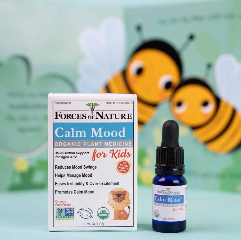 Forces of Nature Calm Mood para niños, dosis de 5 a 10 gotas