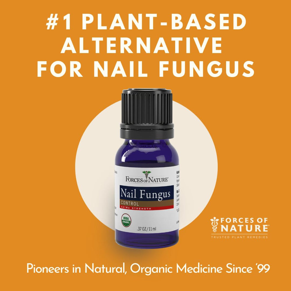 Forces of Nature Toenail Fungus Treatment application area; gentle care for nails