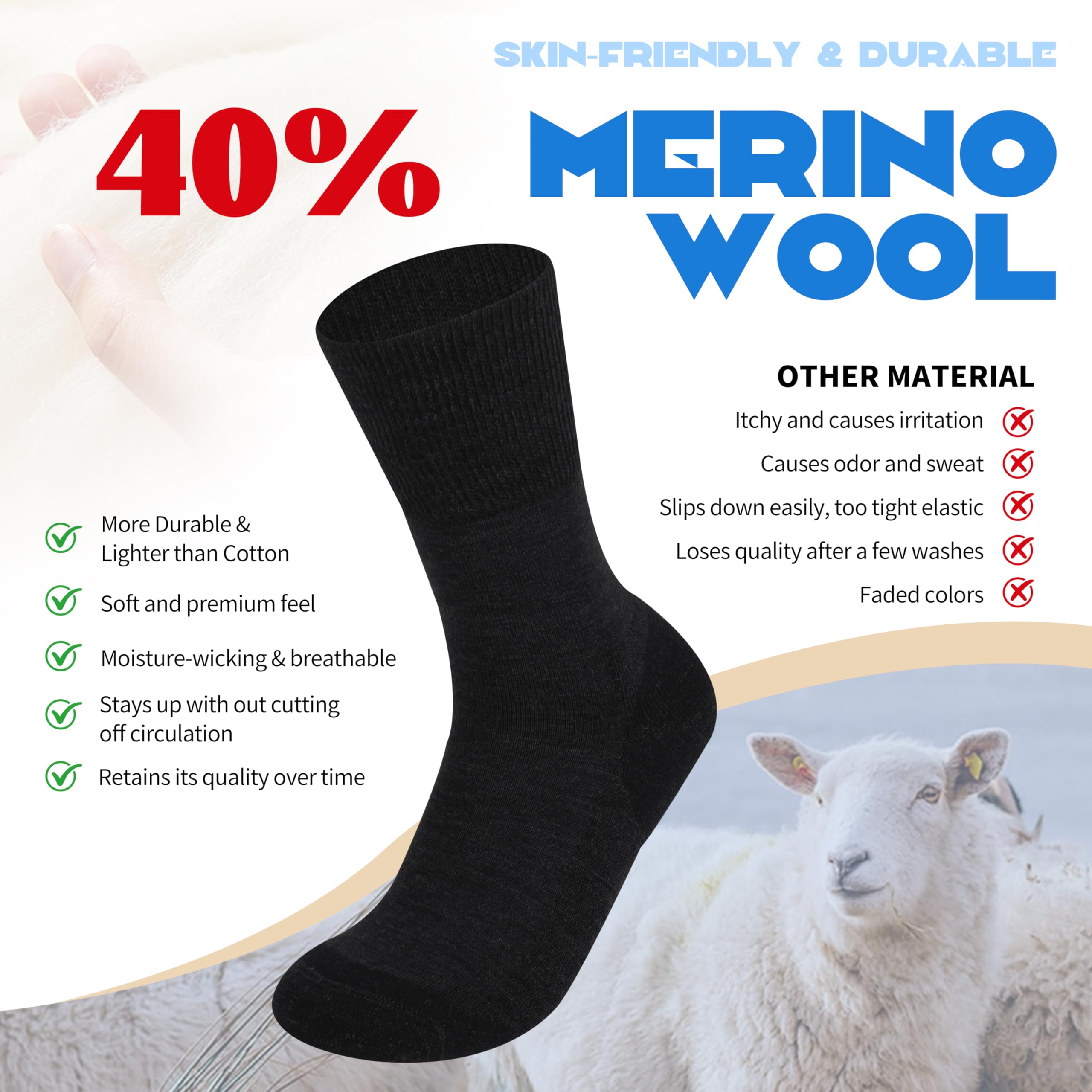 Forcool socks highlight seamless toe detail to reduce irritation.