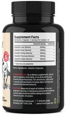 ForestLeaf beef kidney capsules for mineral balance