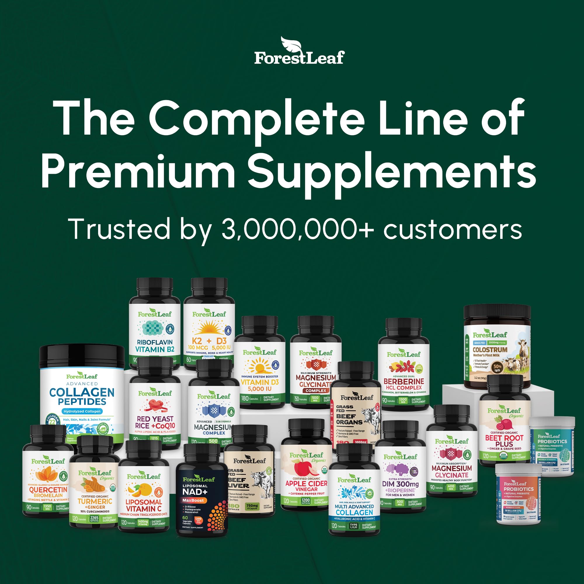 ForestLeaf Berberine with gymnema for botanical synergy and balance.