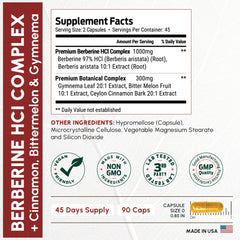 ForestLeaf Berberine purity 97% with a 10:1 extract highlighting high potency.