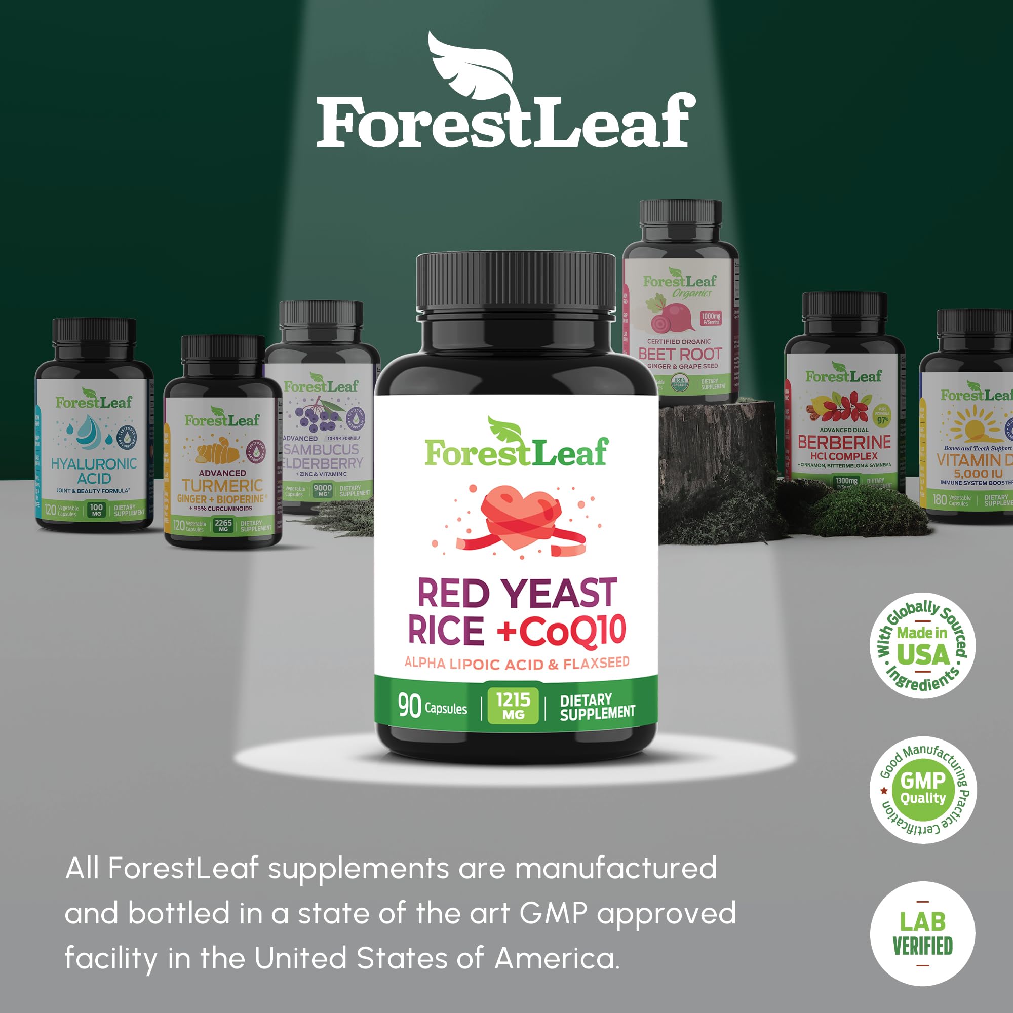 ForestLeaf Citrinin-free label indicating toxin-free quality