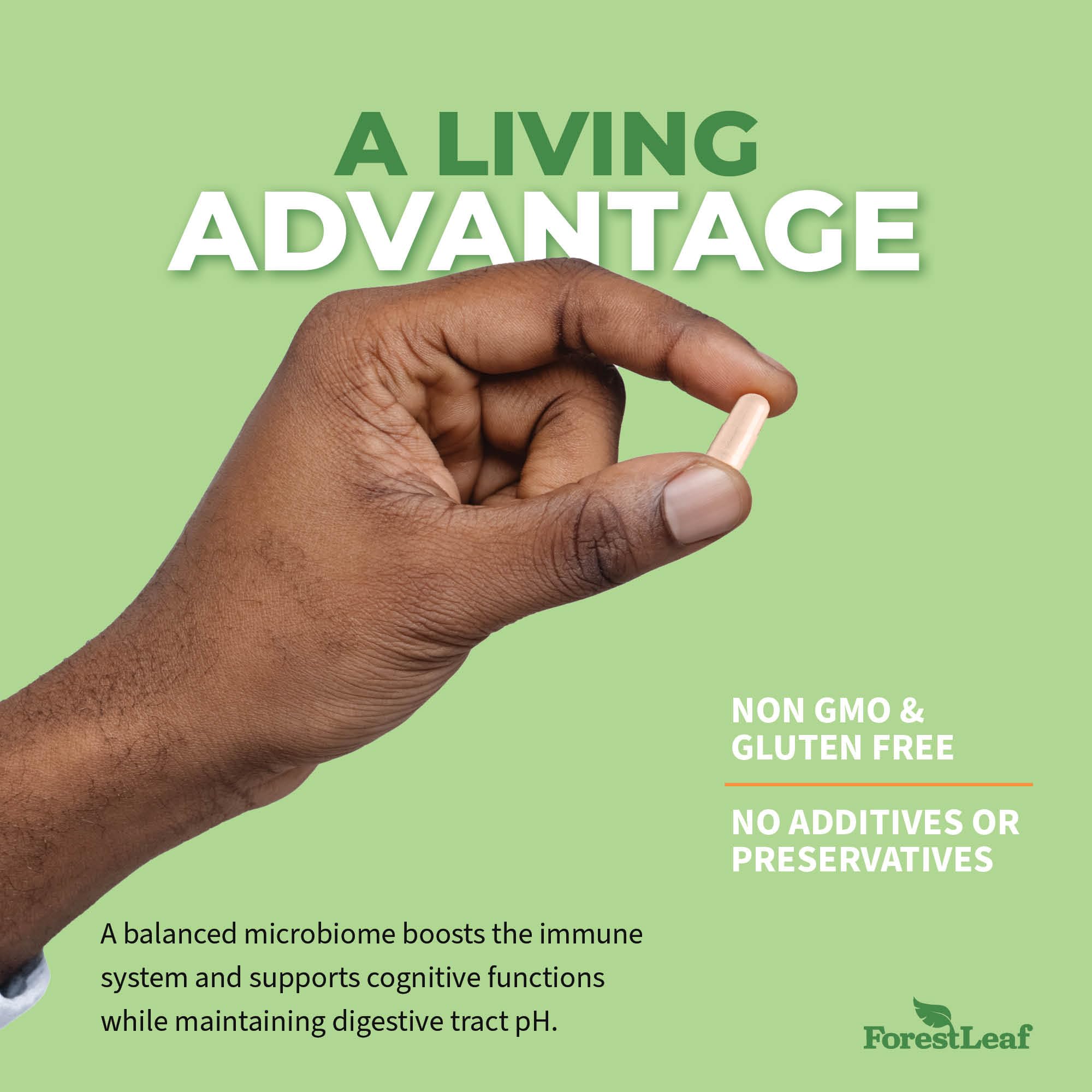 ForestLeaf complete balance for men and women promotes digestive harmony and wellness.