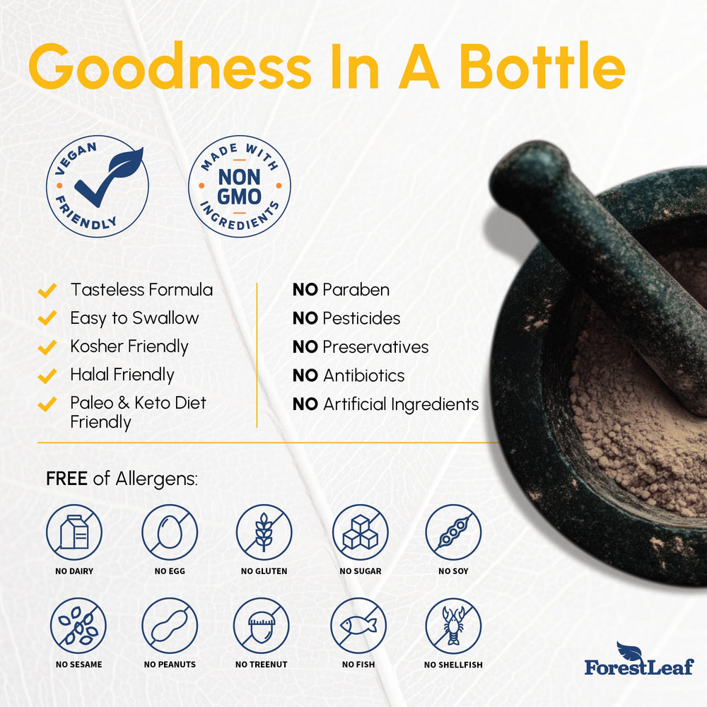 ForestLeaf D3 + K2 packaging with cups suggests a simple daily vitamin routine.