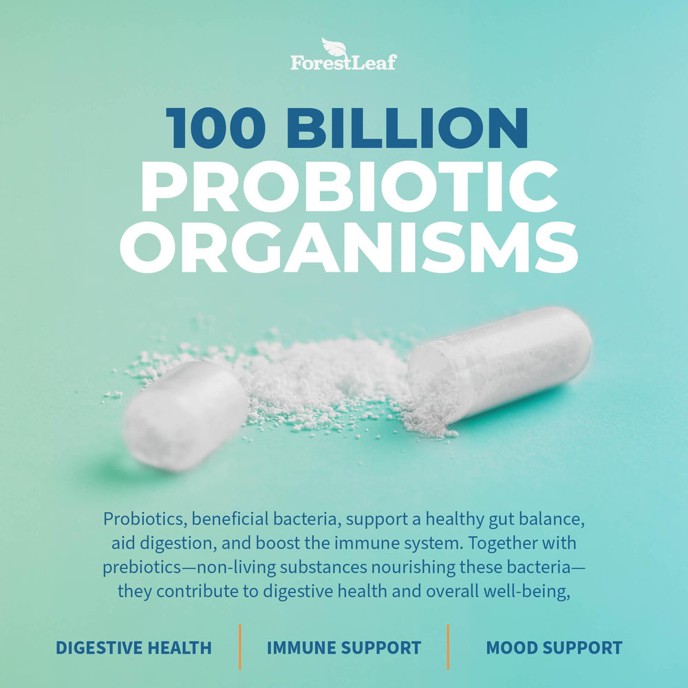 ForestLeaf digestive enzymes support natural digestion and nutrient absorption after meals.