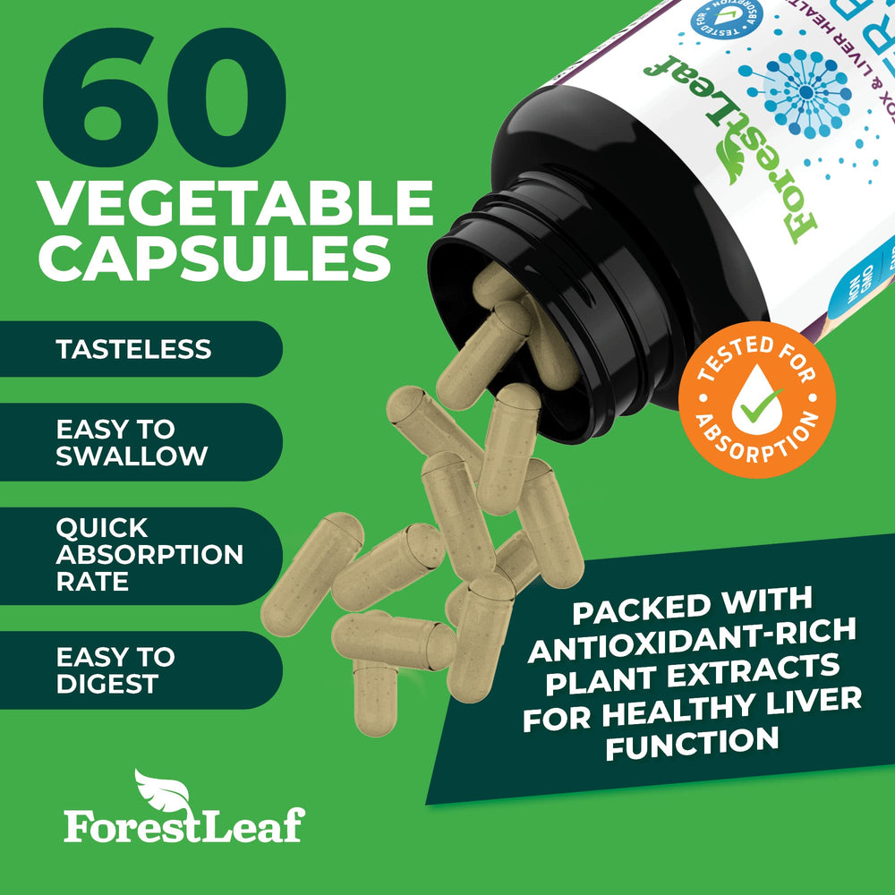 ForestLeaf Liver Cleanse artichoke extract scene suggesting botanical formulation