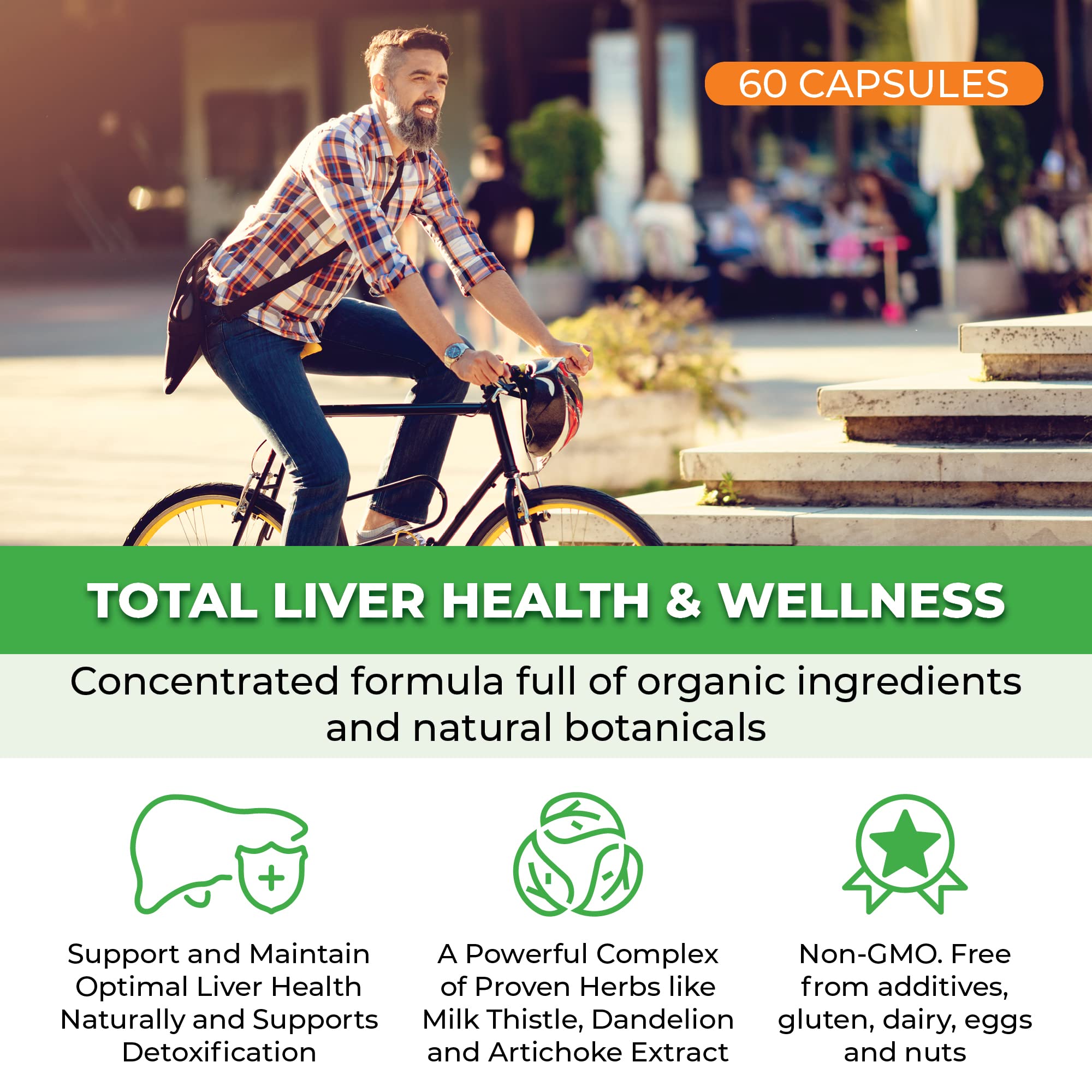 ForestLeaf Liver Cleanse ingredients milk thistle illustration highlighting antioxidant-rich herb