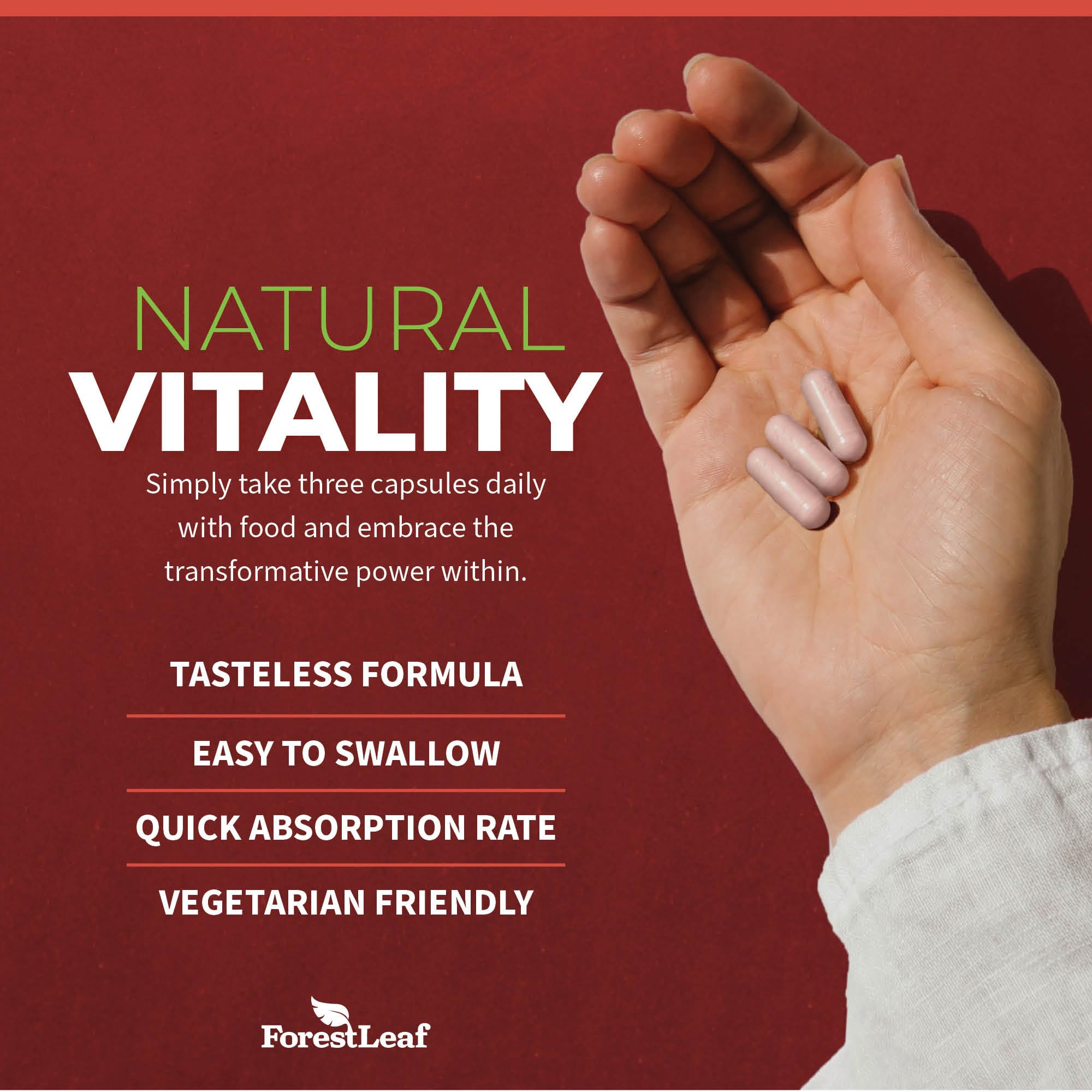 ForestLeaf Organic Turmeric and Ashwagandha blend supports digestive wellness