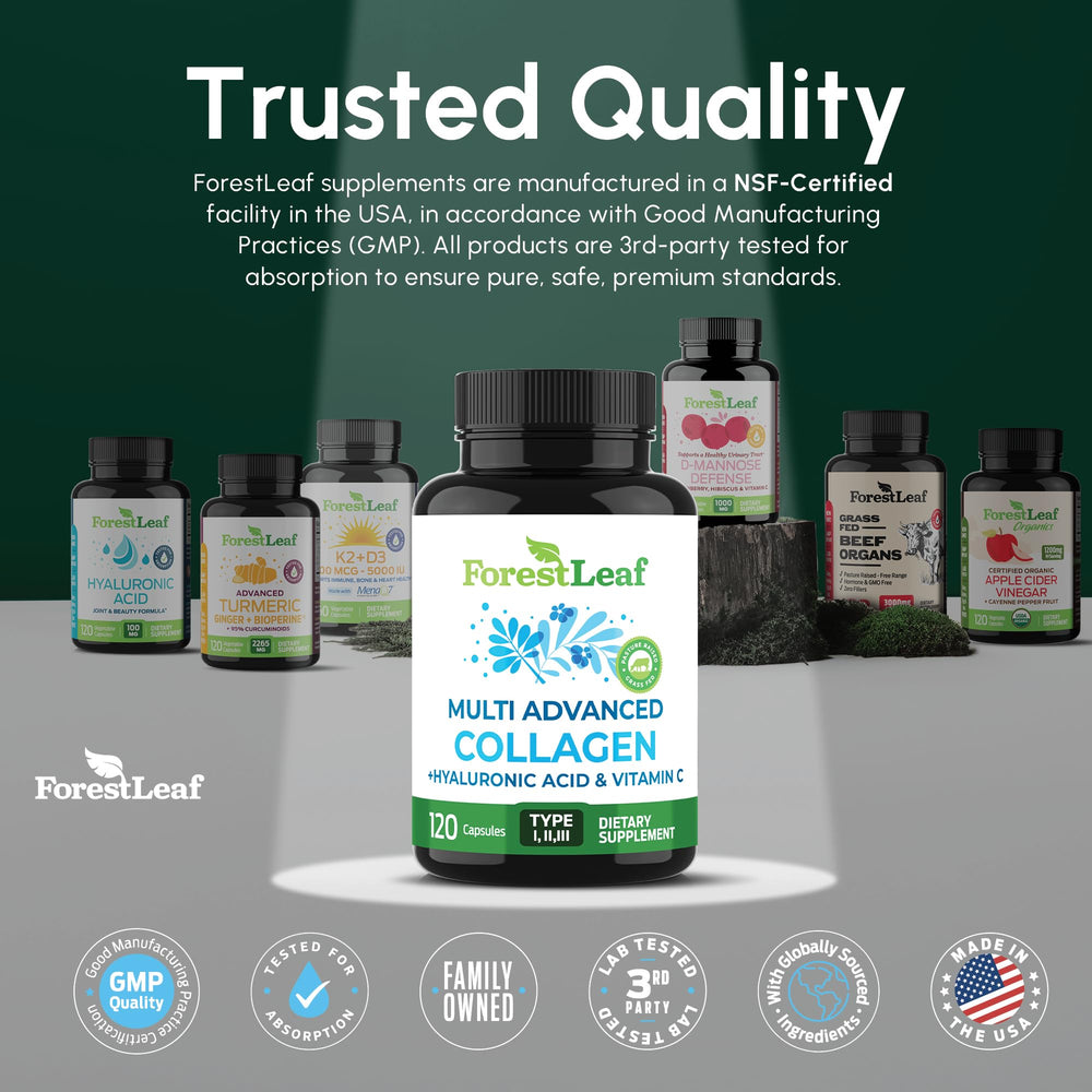 ForestLeaf packaging highlights dairy-free and non-GMO benefits for clean beauty support