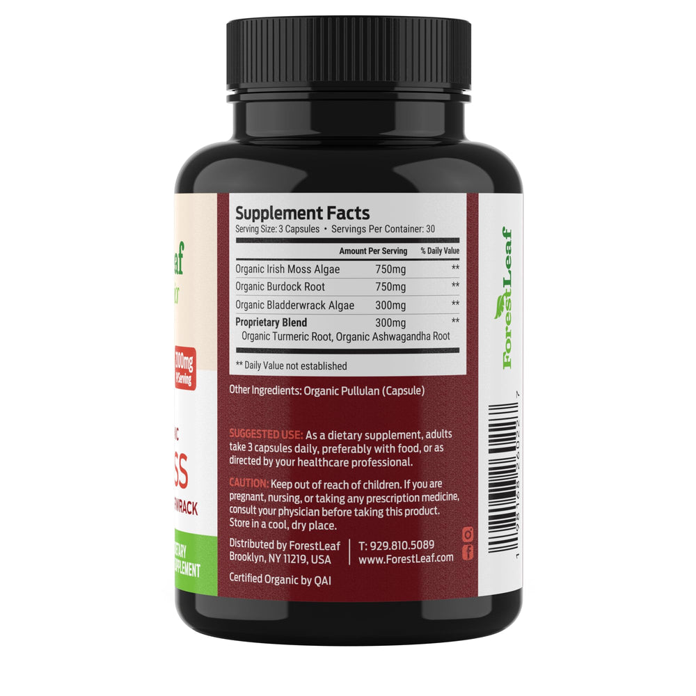 ForestLeaf Packaging front view highlighting eco-friendly vegan product