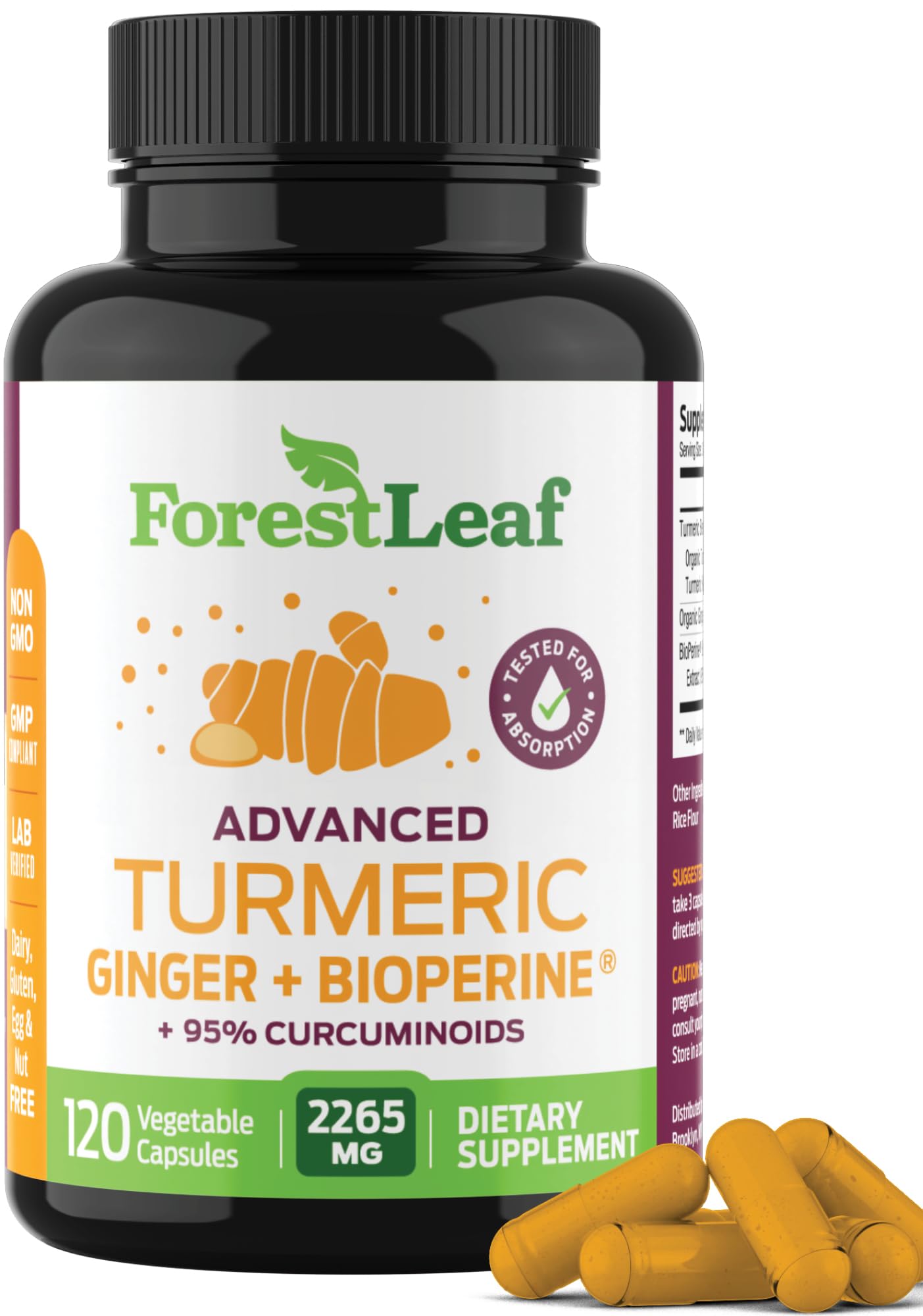 ForestLeaf USA-made GMP packaging visible, signaling quality and safety.