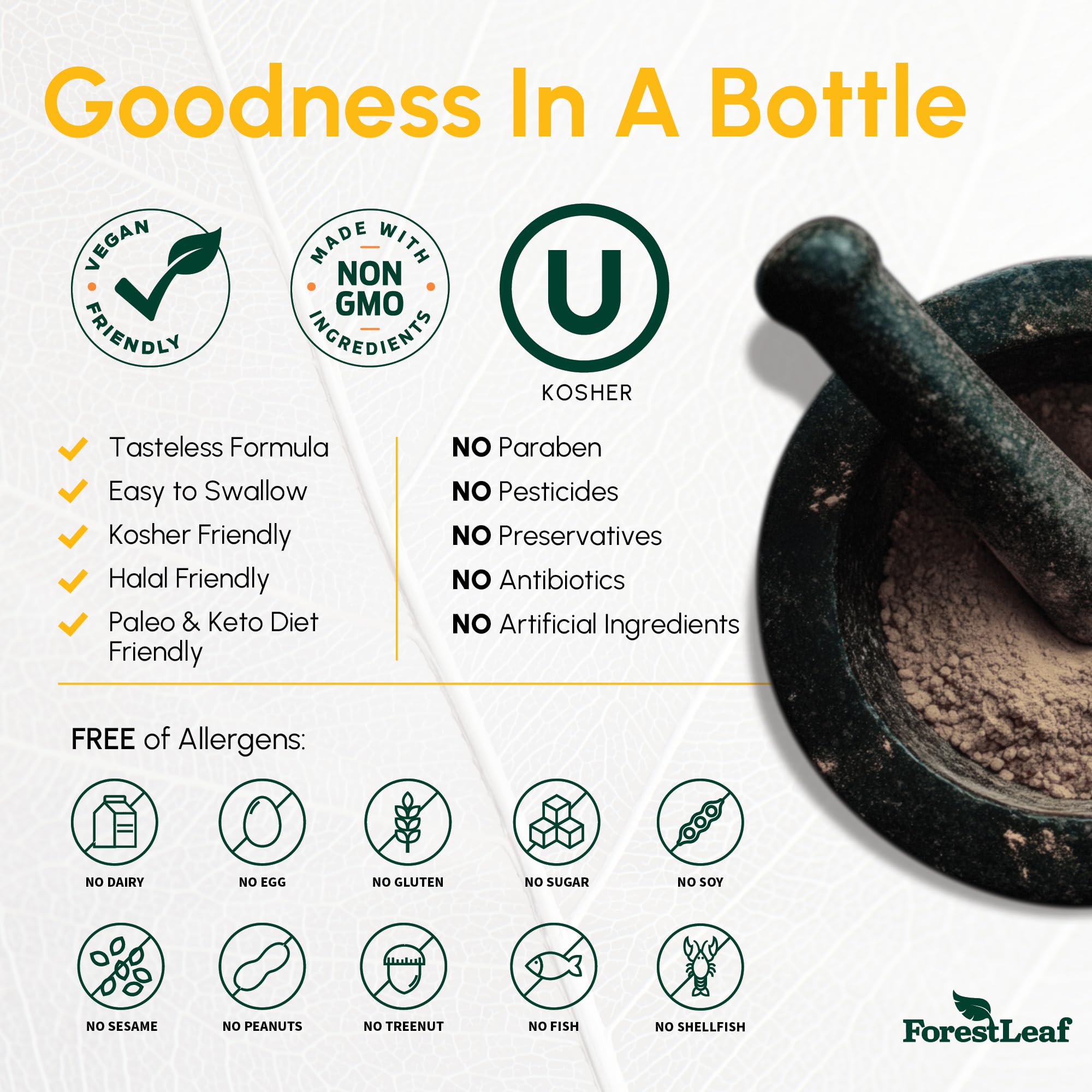 ForestLeaf Vitamin D3 5000 IU USA-made manufacturing site