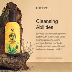 Forever Living Aloe Vera Gel glass serve showcases easy sipping and refreshment.