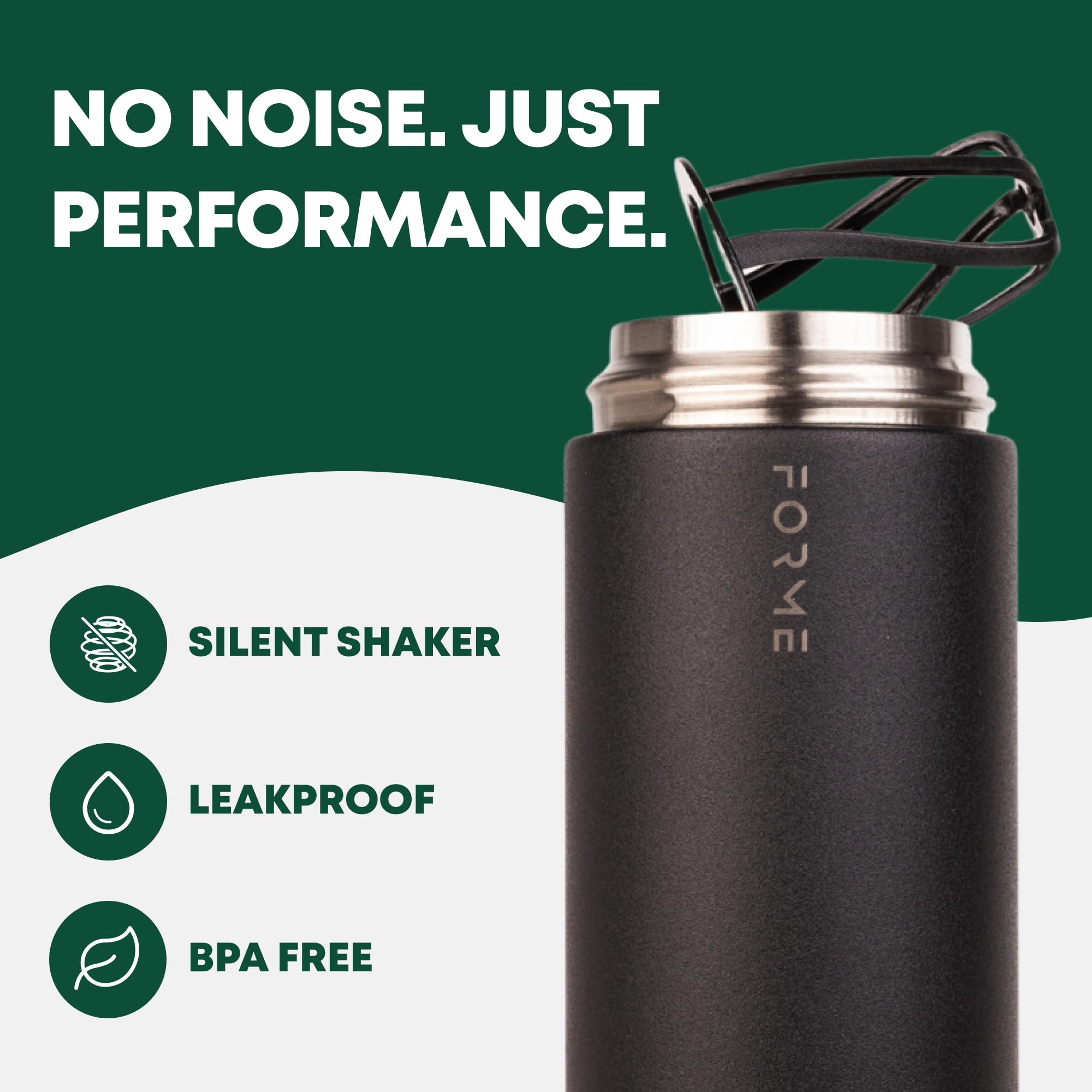 FORME 500ml double wall stainless steel keeps drinks cold or hot