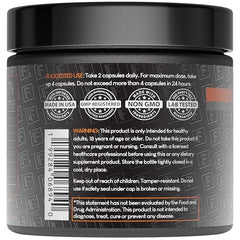 Boss Mode bottle label close-up highlighting transparent labeling for quality