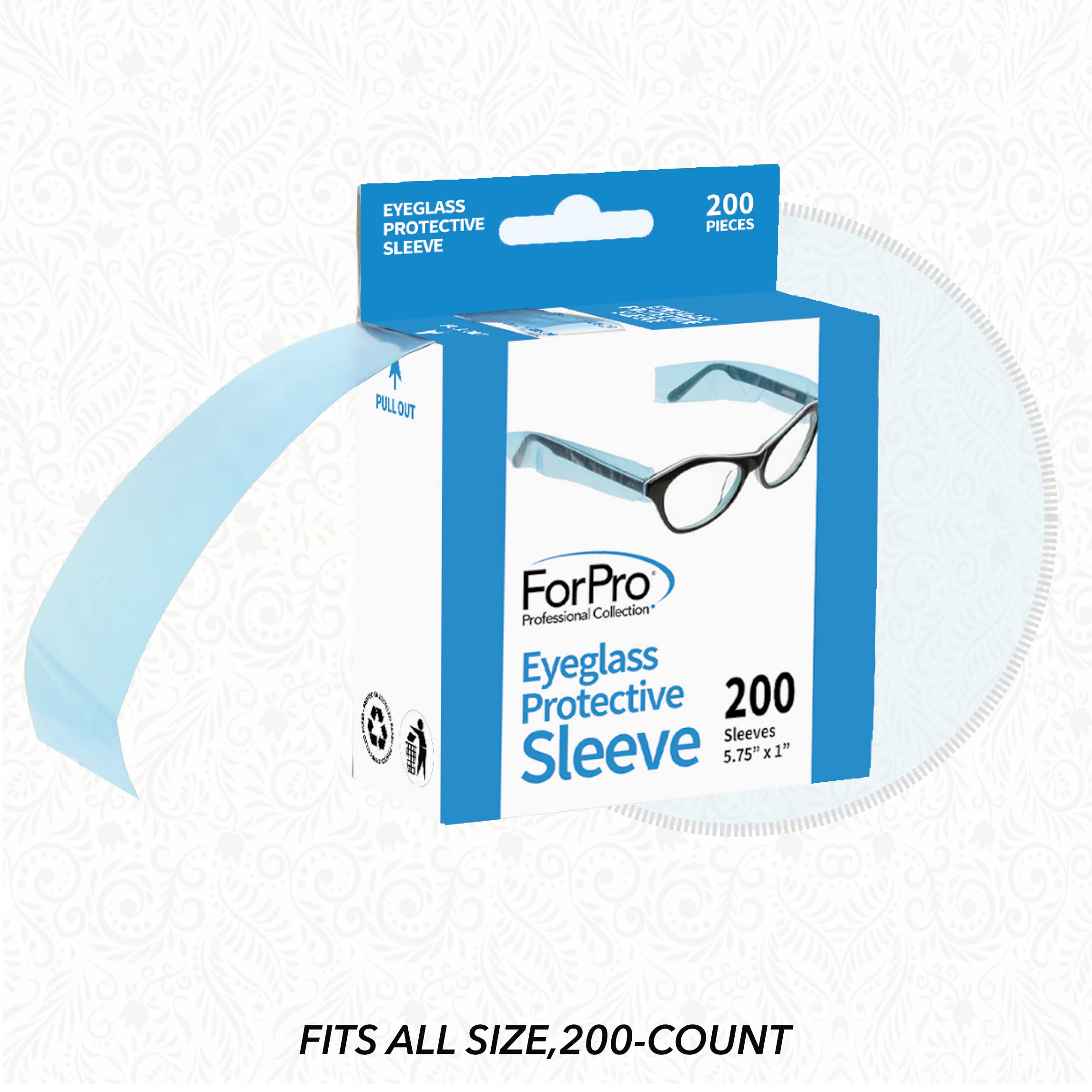 Eyeglass sleeves keep glasses on and protected during color services
