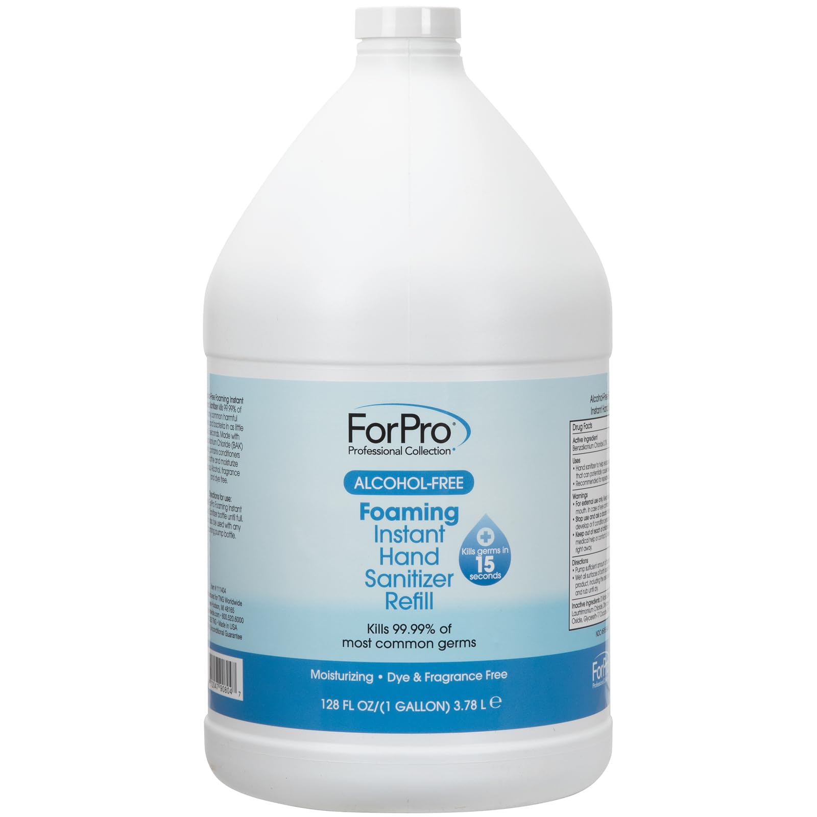 ForPro Professional Collection foam bottle close-up showing fast absorption