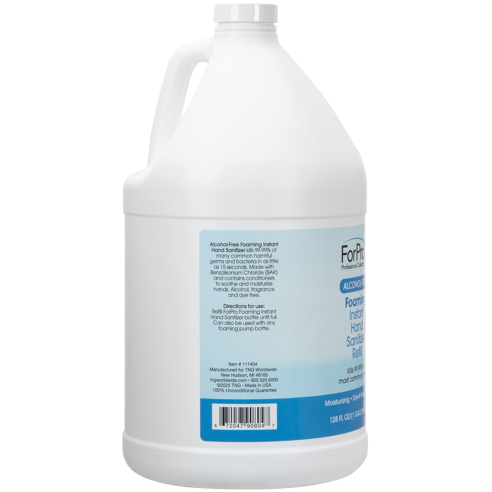 ForPro Professional Collection dye-free label highlights fragrance-free formula for sensitive settings