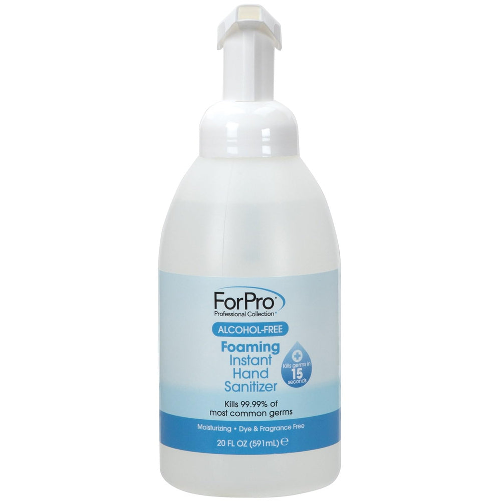ForPro Professional Collection foam sanitizer bottle, quick-drying and non-sticky for daily use.