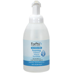ForPro Professional Collection foam sanitizer bottle, quick-drying and non-sticky for daily use.